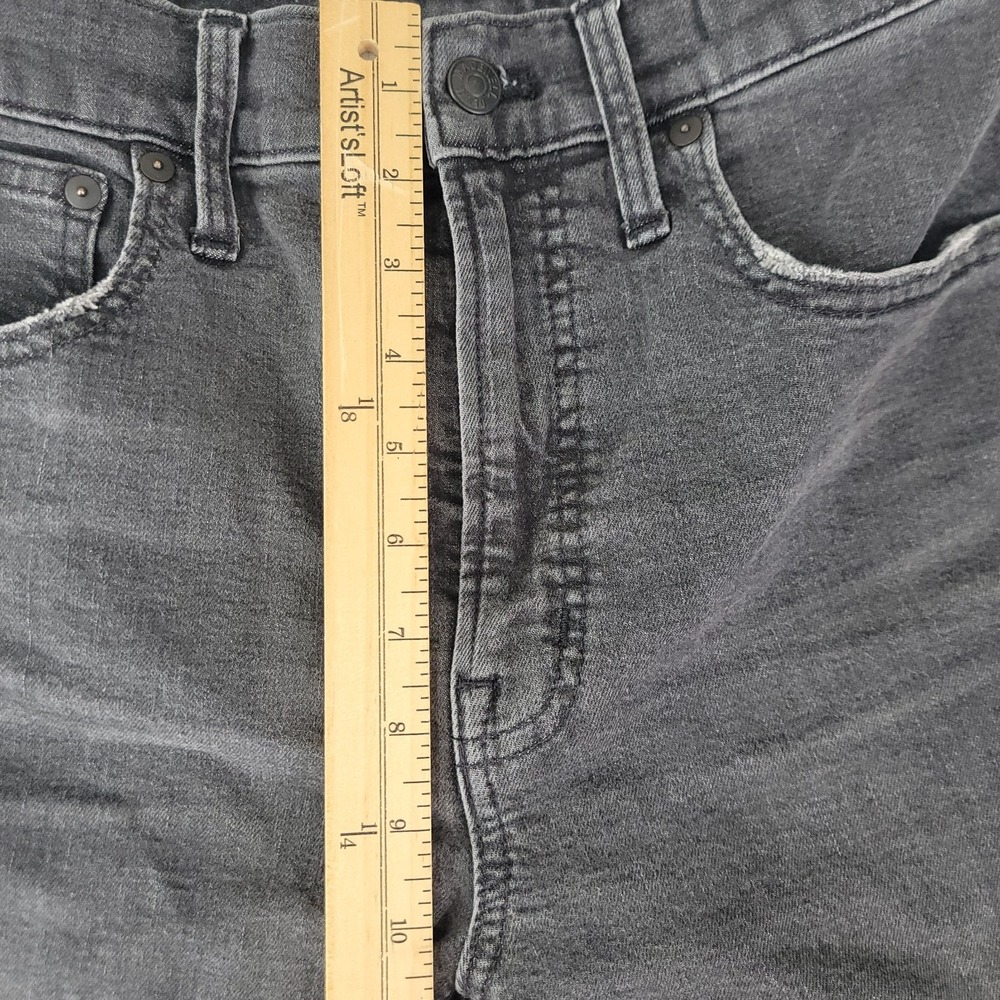 Madewell The Perfect Vintage Crop Jeans Womens High Rise Black Wash Denim Sz 27 - Picture 12 of 16